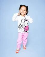 Polera y buzo conejita smile rosa - Imagen 2