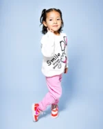 Polera y buzo conejita smile rosa - Imagen 3