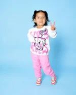 Polera y buzo osita girl rules
