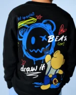 Conjunto Polera y buzo osito pintor - Imagen 9