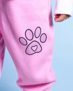 Polera y buzo osita huellas rosa - Imagen 9